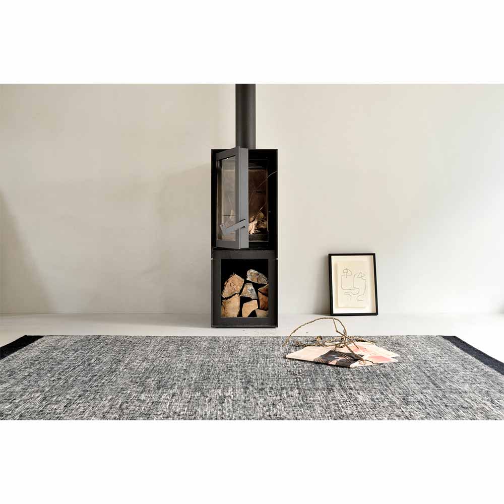 Black Dots Kilim Rug - Image 5