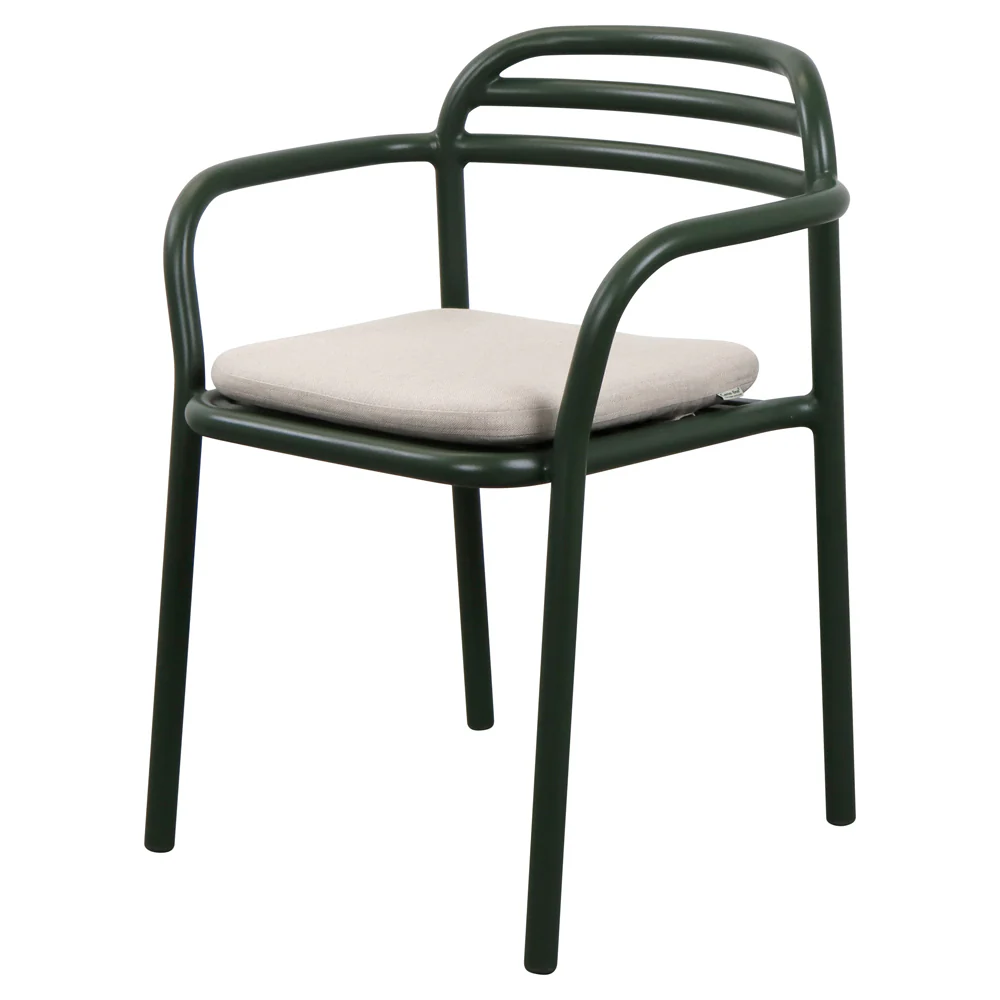 Bliss Armchair With Cushion - Dark Green