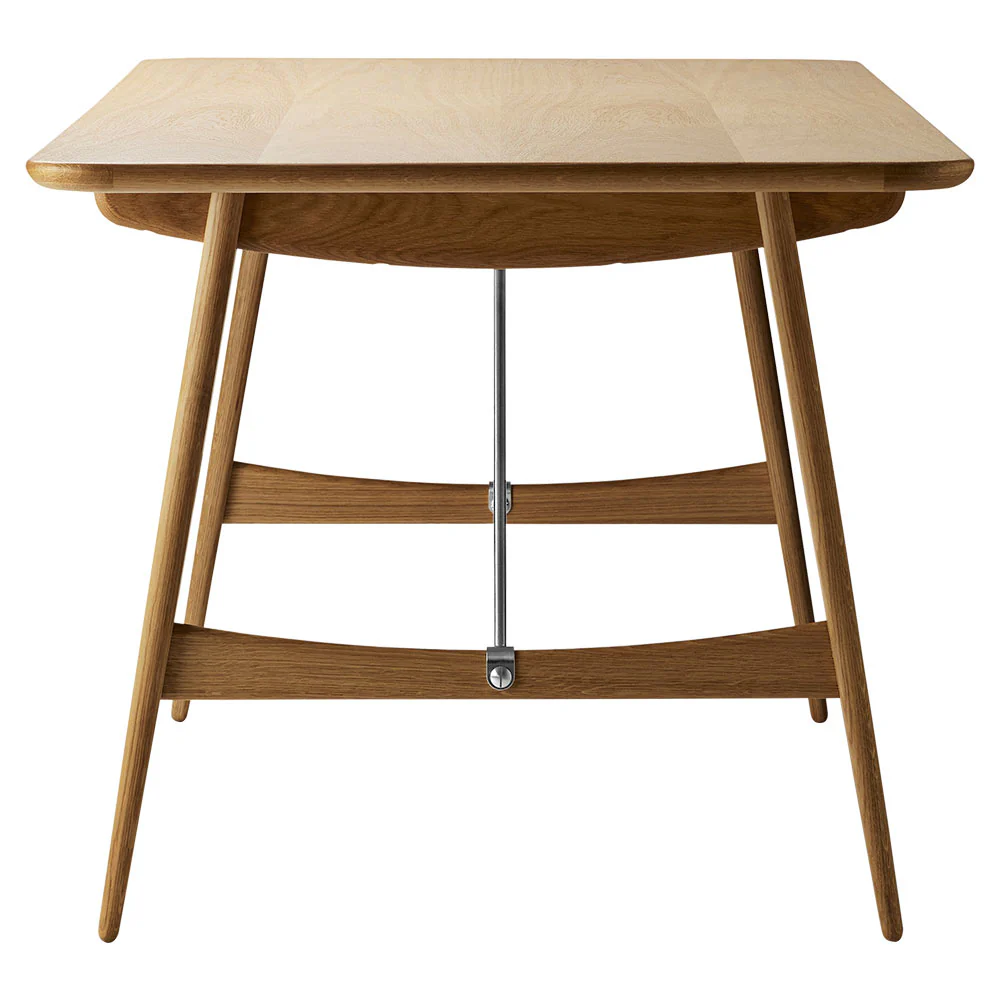 BM1160 Hunting Dining Table - Oak - Image 2