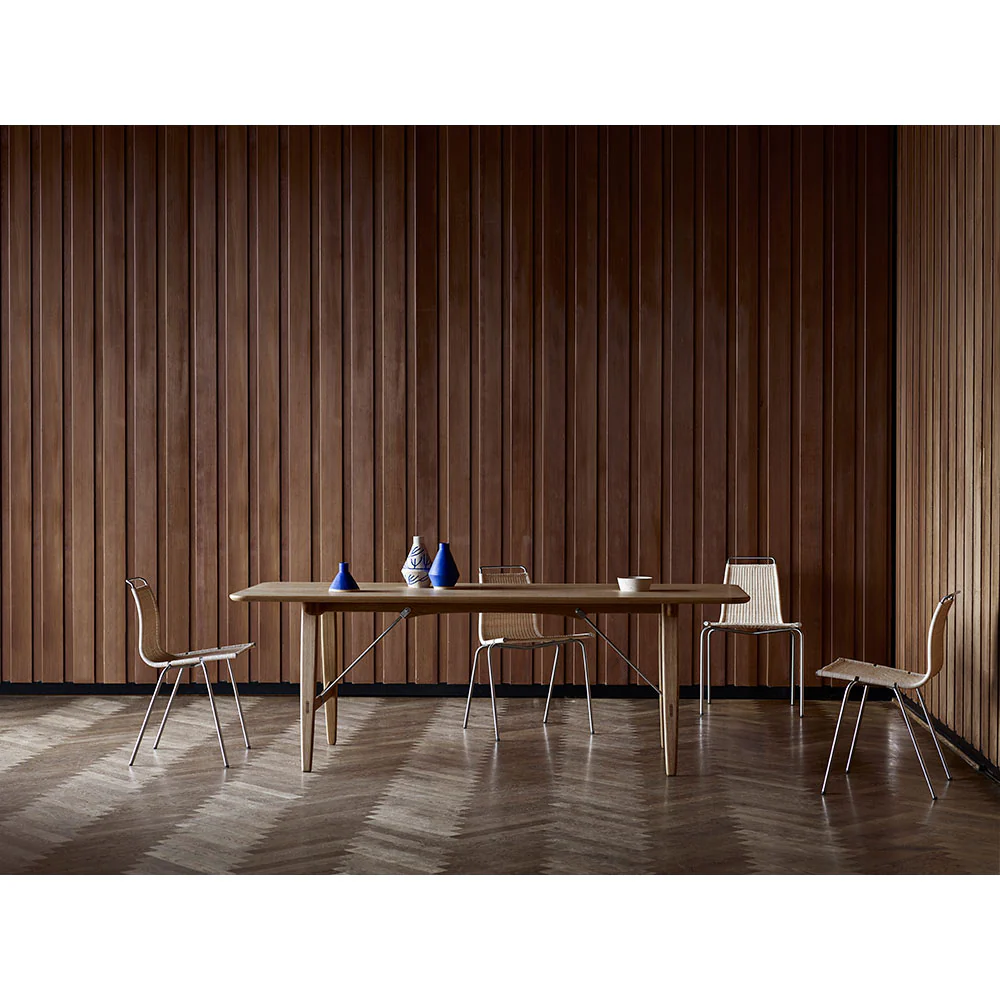BM1160 Hunting Dining Table - Walnut - Image 3