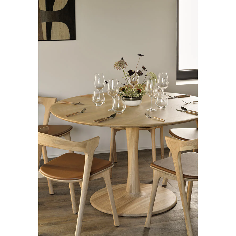 Bok Dining Chair - Cognac Leather, Oak - Image 10