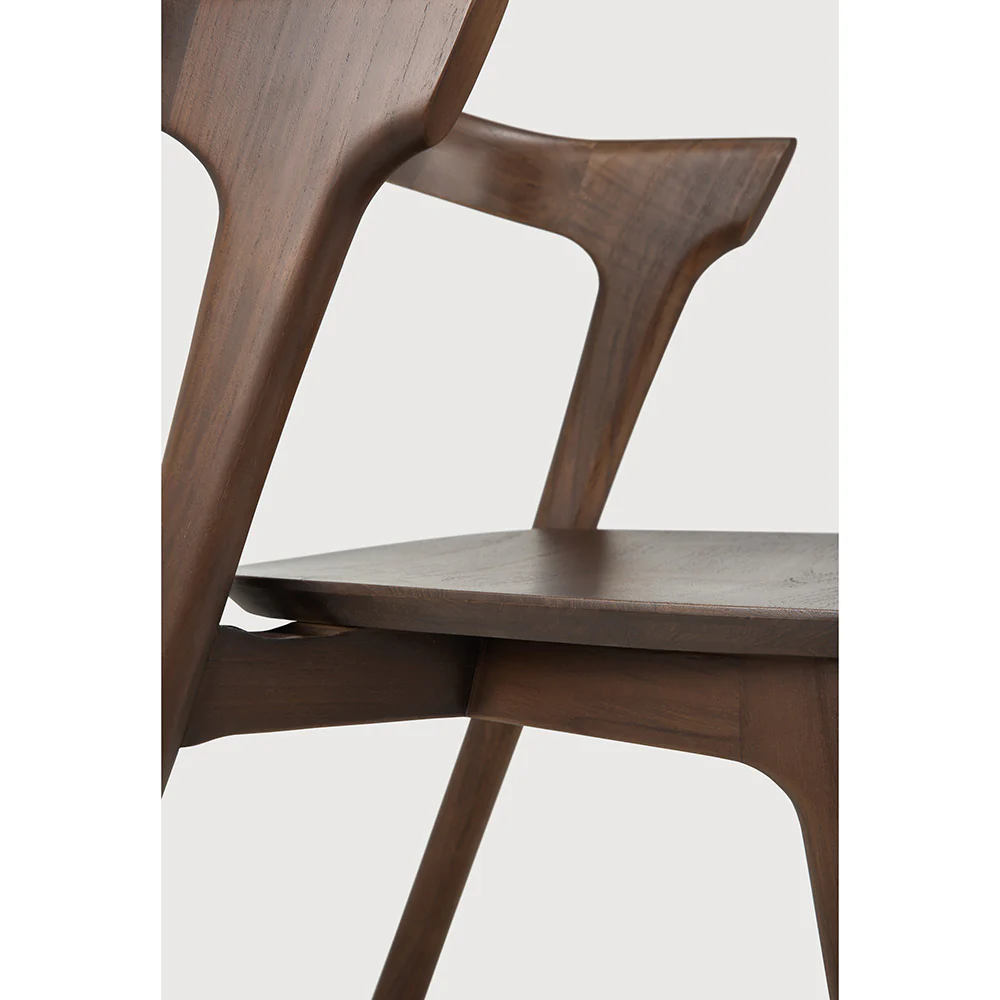 Bok Dining Chair - Brown Teak - Image 4