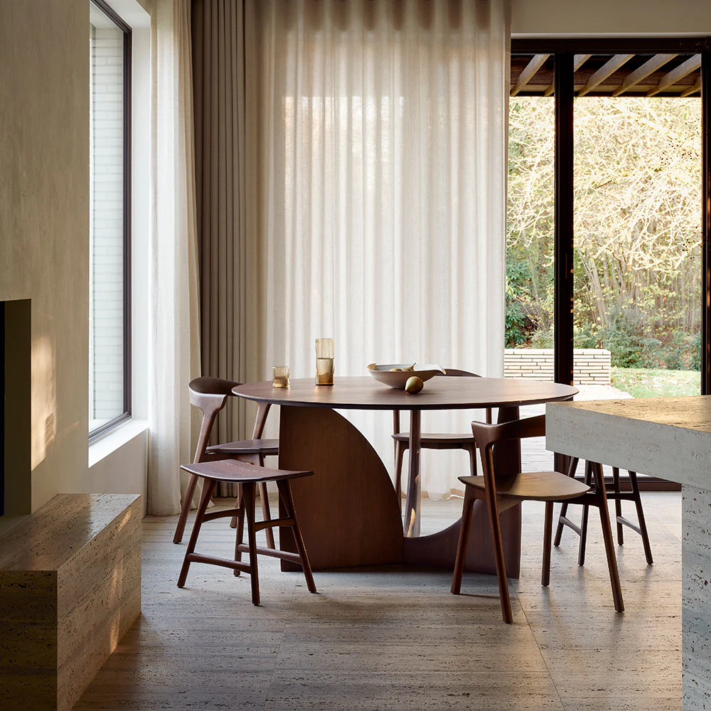 Bok Dining Chair - Brown Teak - Image 8