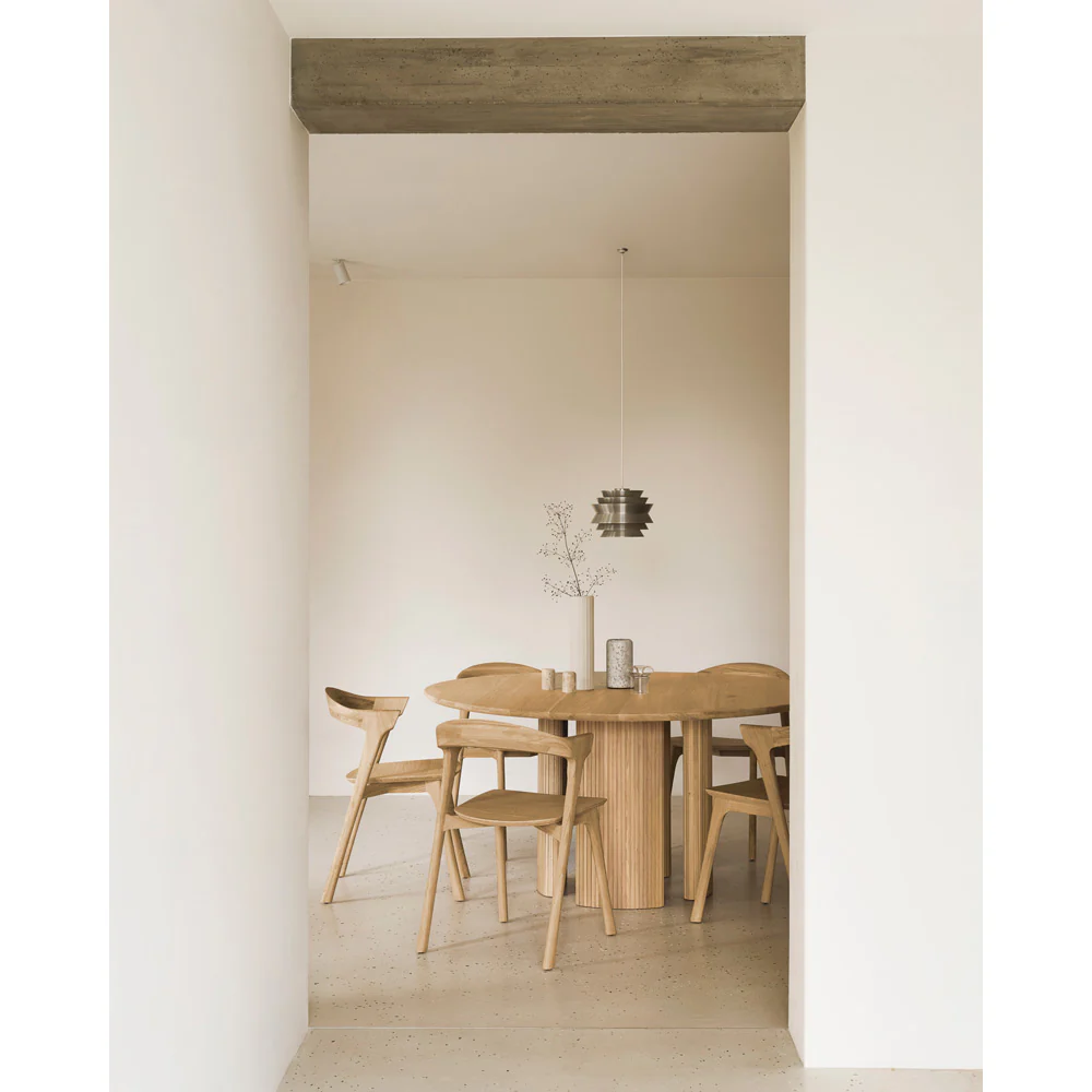 Bok Dining Chair - Sienna Leather, Oak - Image 10