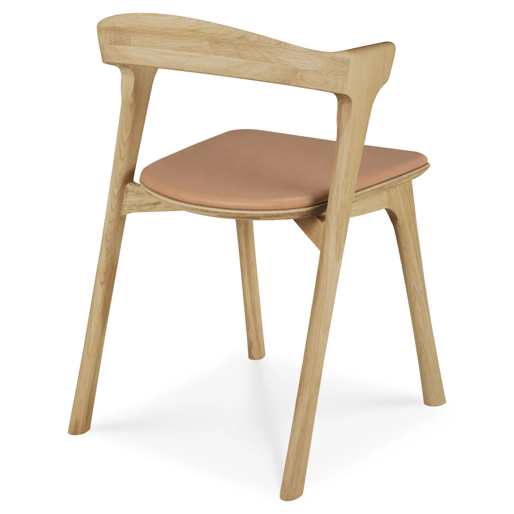 Bok Dining Chair - Sienna Leather, Oak - Image 4