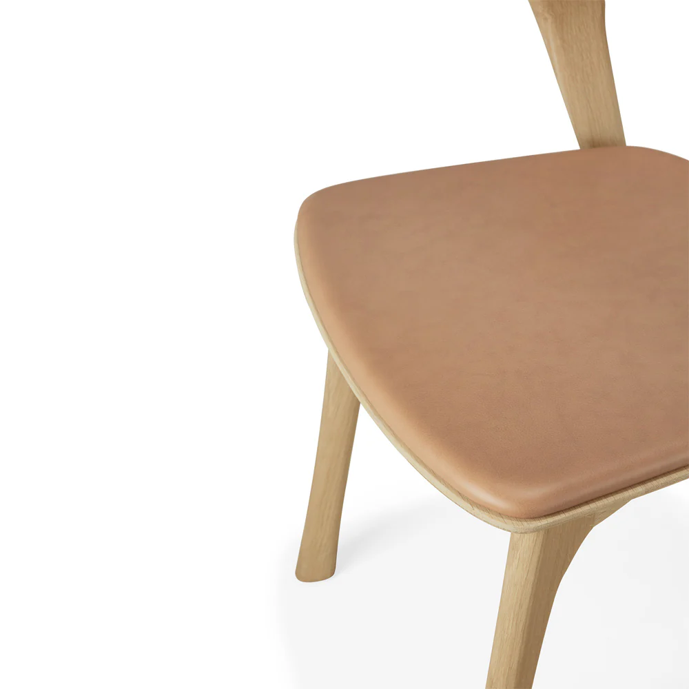 Bok Dining Chair - Sienna Leather, Oak - Image 5