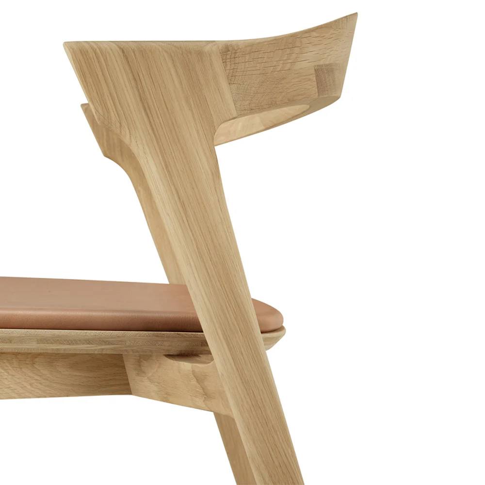Bok Dining Chair - Sienna Leather, Oak - Image 6