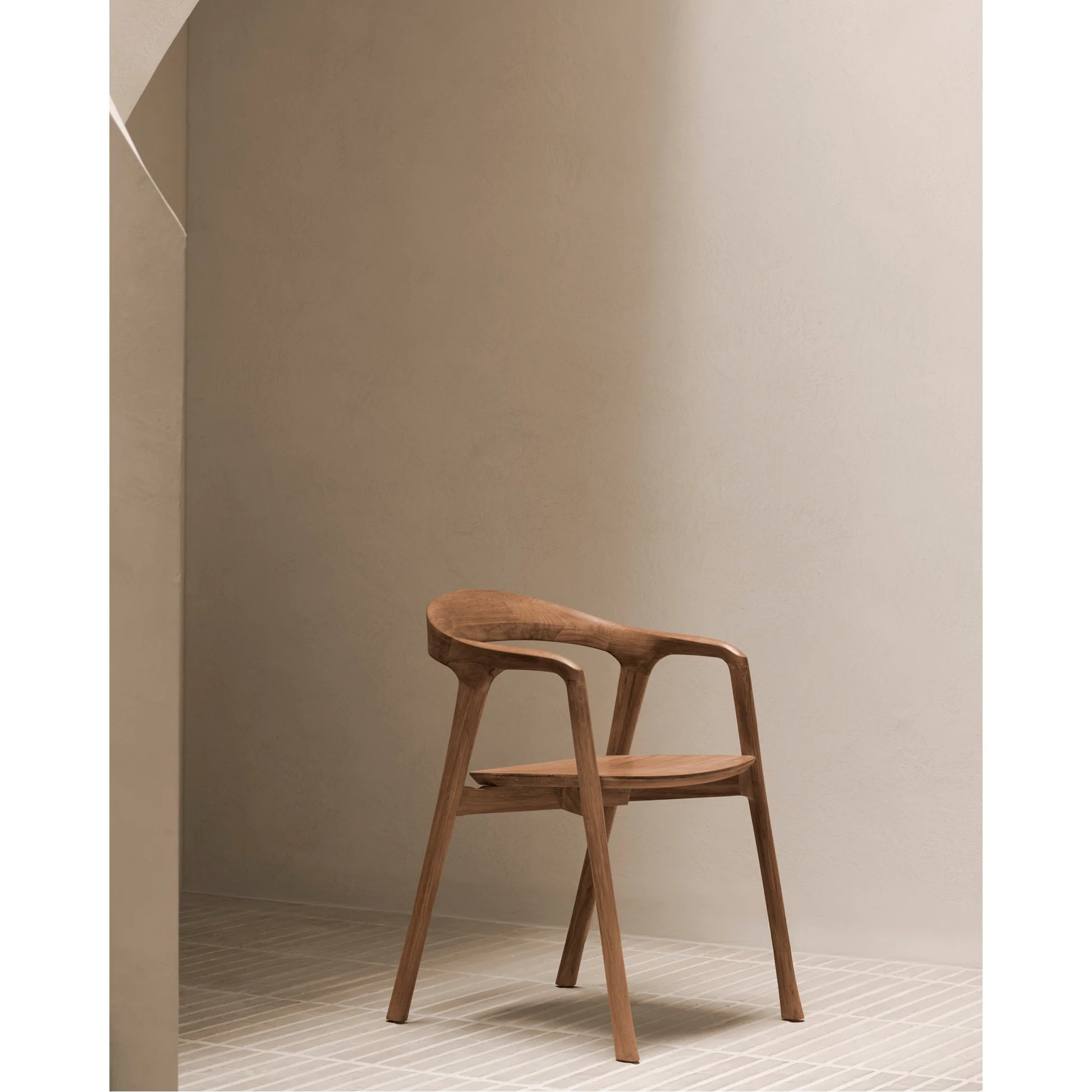 Bok Dining Chair With Armrest - Teak - Image 12