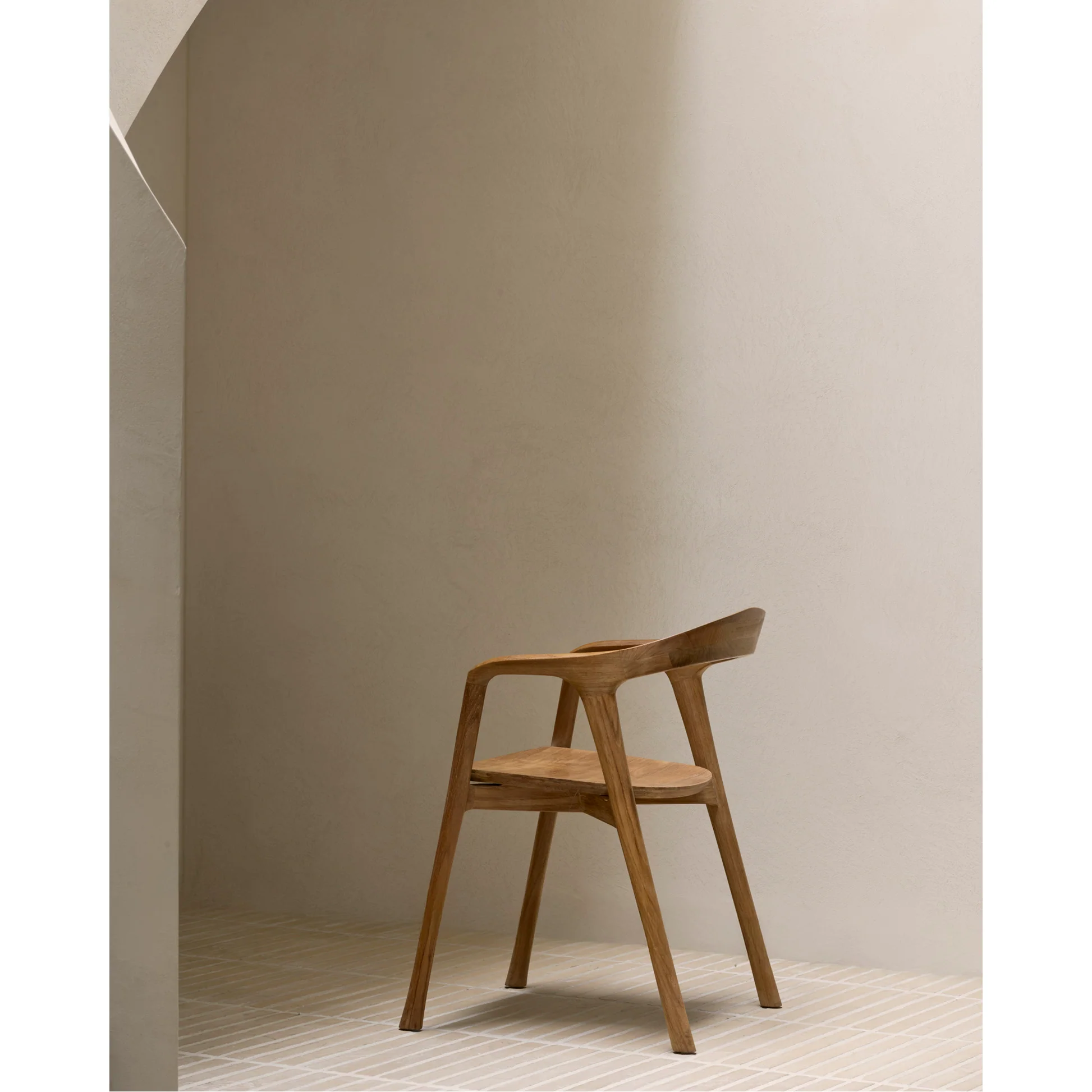 Bok Dining Chair With Armrest - Teak - Image 14