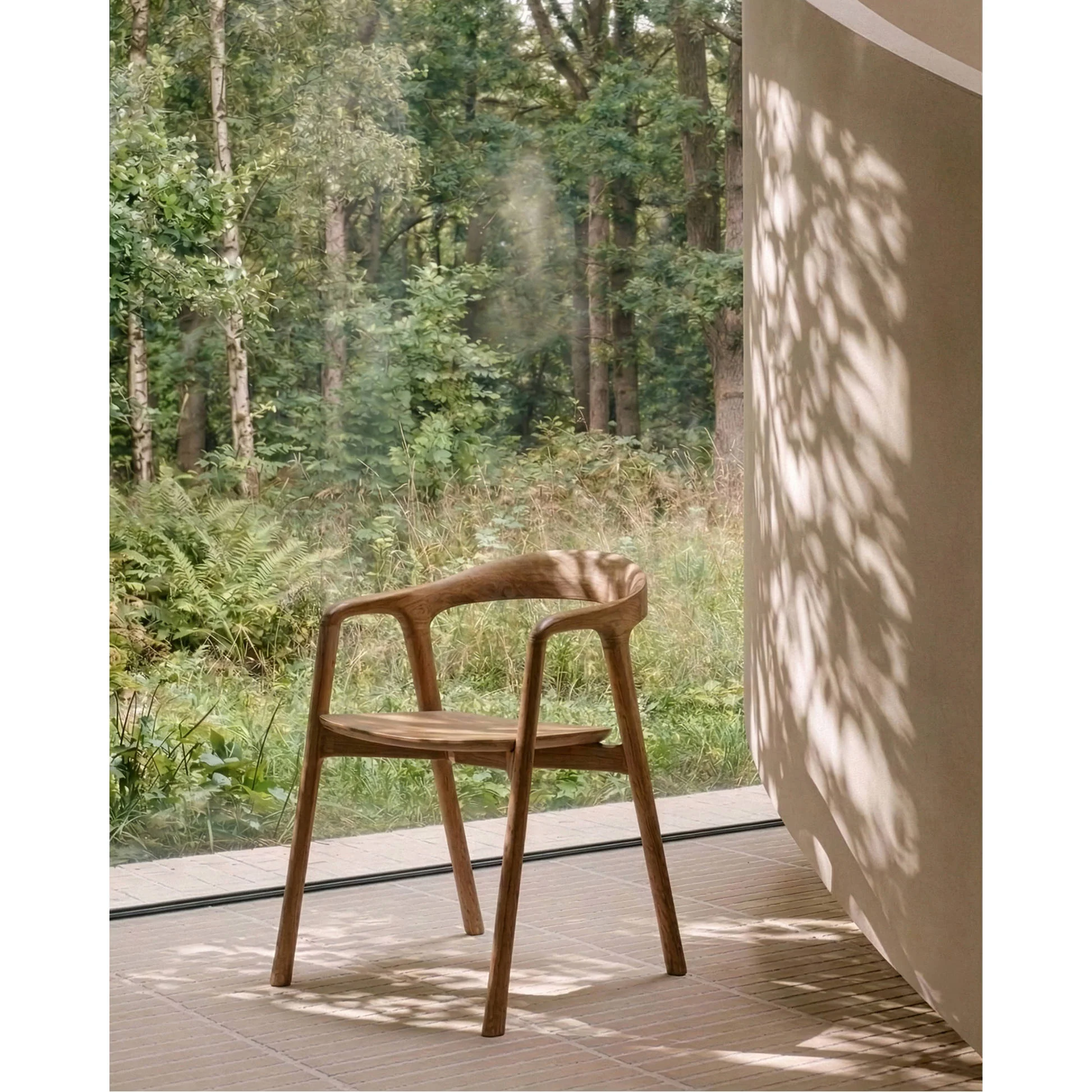 Bok Dining Chair With Armrest - Teak - Image 16