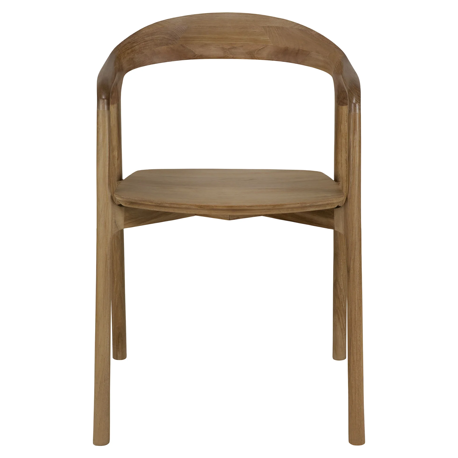 Bok Dining Chair With Armrest - Teak - Image 2