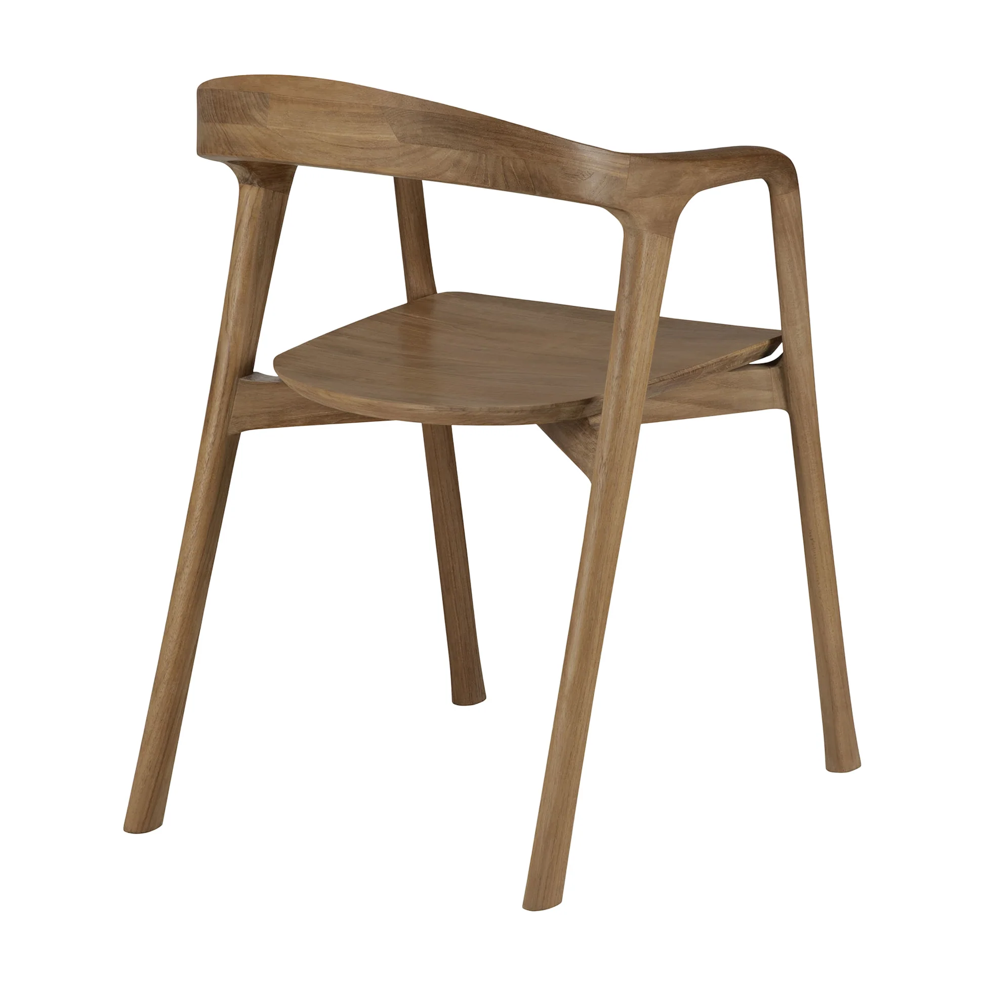 Bok Dining Chair With Armrest - Teak - Image 4