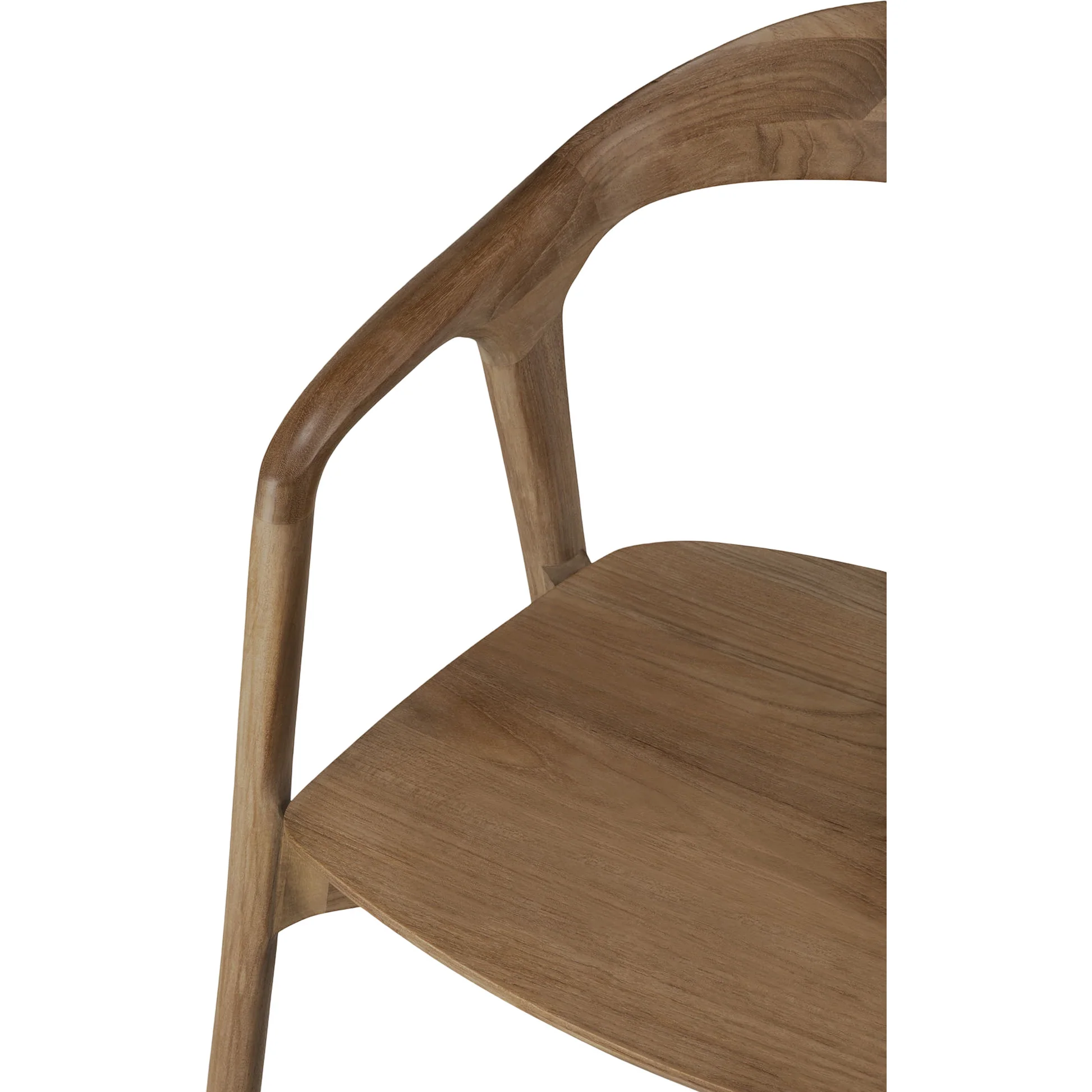 Bok Dining Chair With Armrest - Teak - Image 7