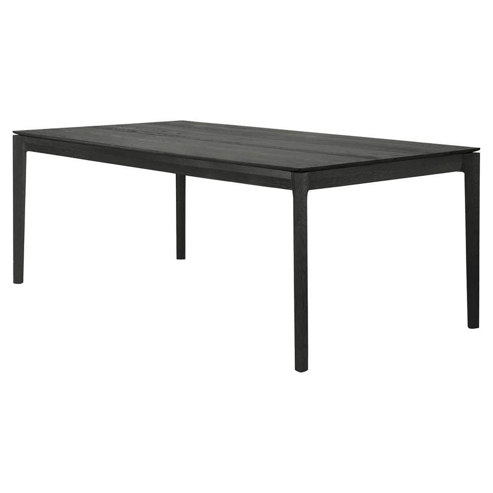 Bok Extendable Dining Table - Black Oak - Image 2