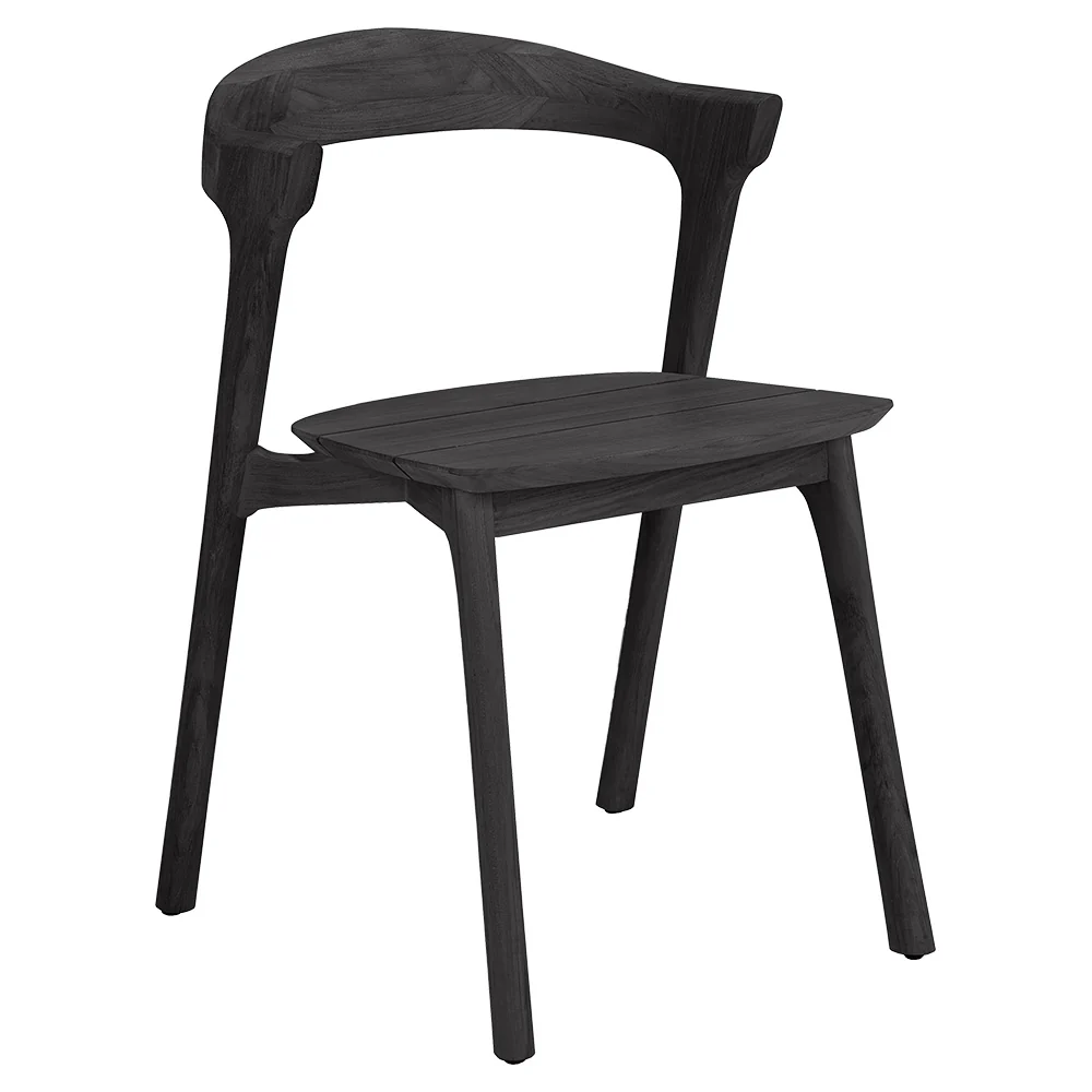 Bok Outdoor Dining Chair - Black Teak