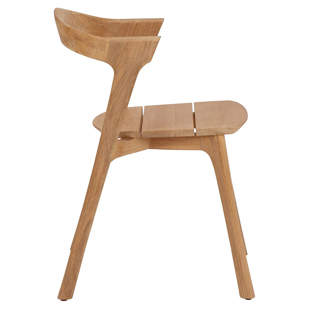 Bok Outdoor Dining Chair - Teak - Image 3
