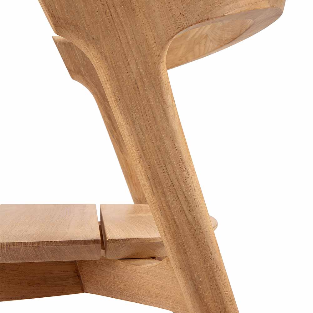 Bok Outdoor Dining Chair - Teak - Image 4