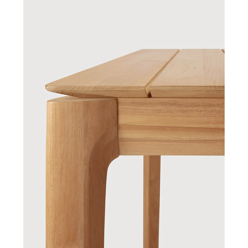 Bok Outdoor Square Dining Table - Teak - Image 4