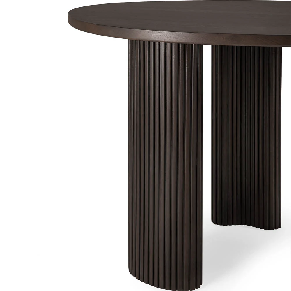Boomerang Desk - Dark Brown Mahogany - Image 4