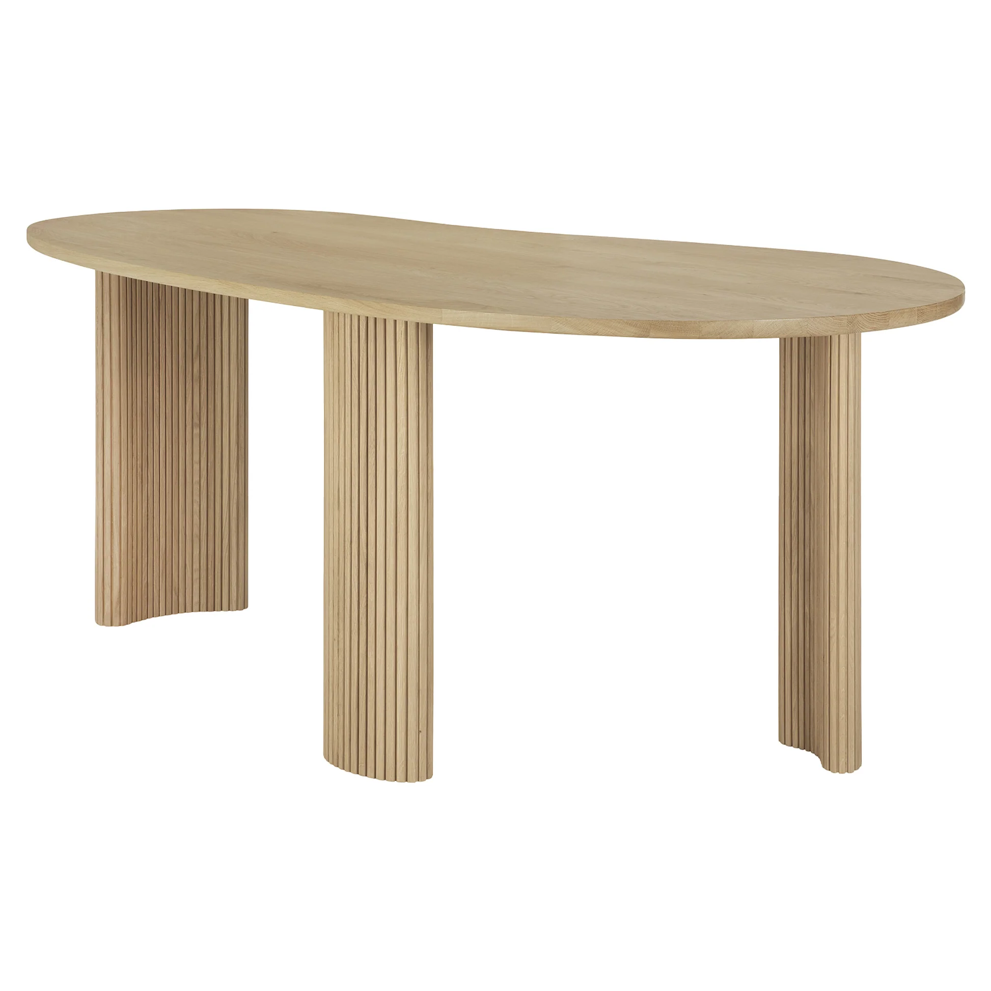 Boomerang Pebble Desk - Oak - Image 3
