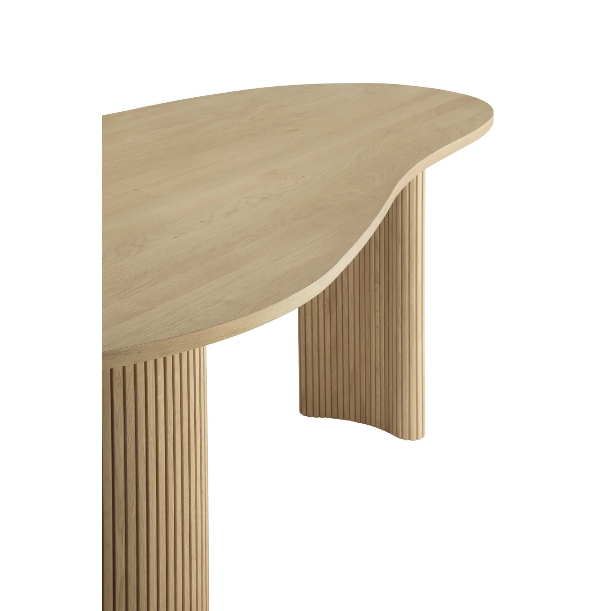 Boomerang Pebble Desk - Oak - Image 4