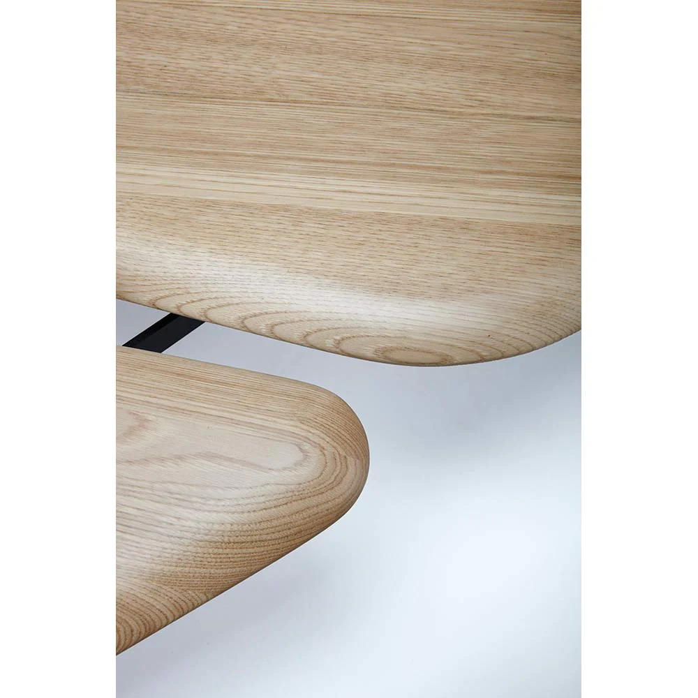 Borghese Coffee Table - Natural Oak Top - Image 4