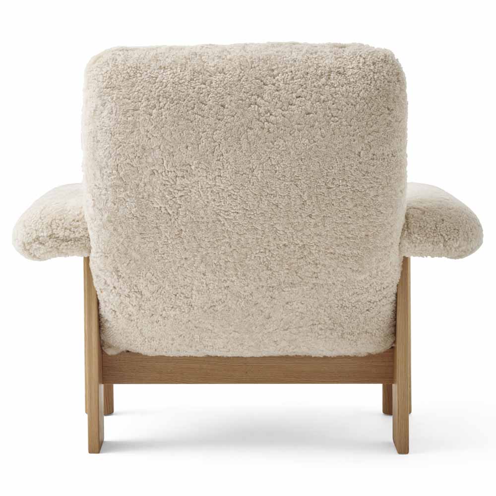 Brasilia Lounge Chair - Natural Oak, Sheepskin Nature - Image 3
