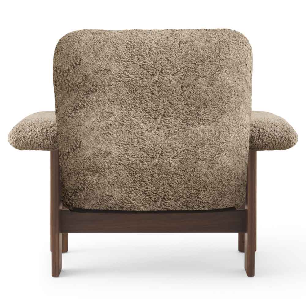 Brasilia Lounge Chair - Walnut, Sheepskin Sahara - Image 3