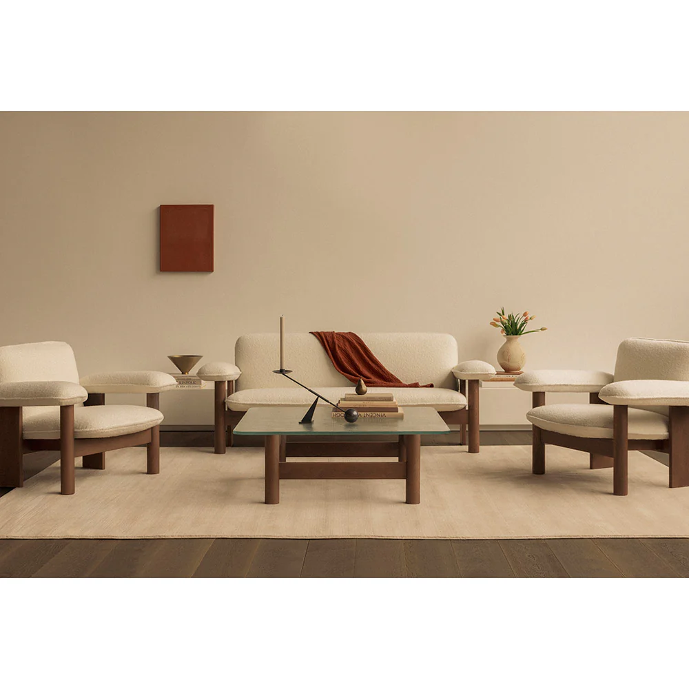 Brasilia Lounge Table - Walnut - Image 5