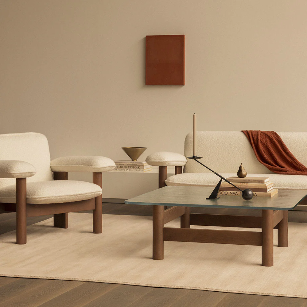 Brasilia Lounge Table - Walnut - Image 6