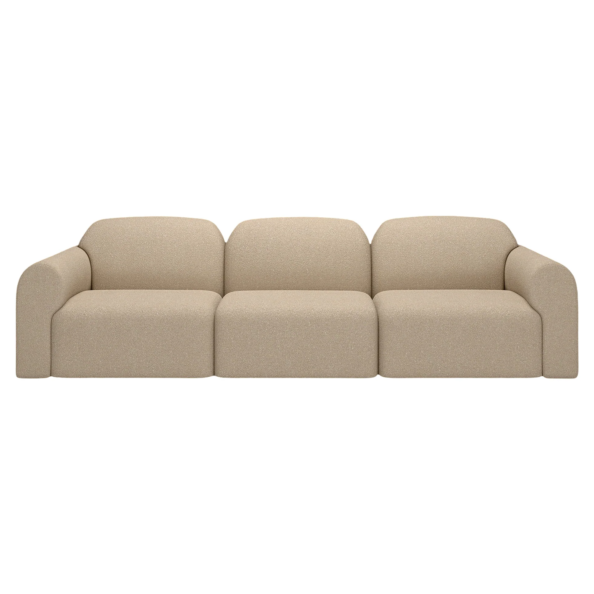Bulky 1 Seater Modular Sofa - Almond - Image 7