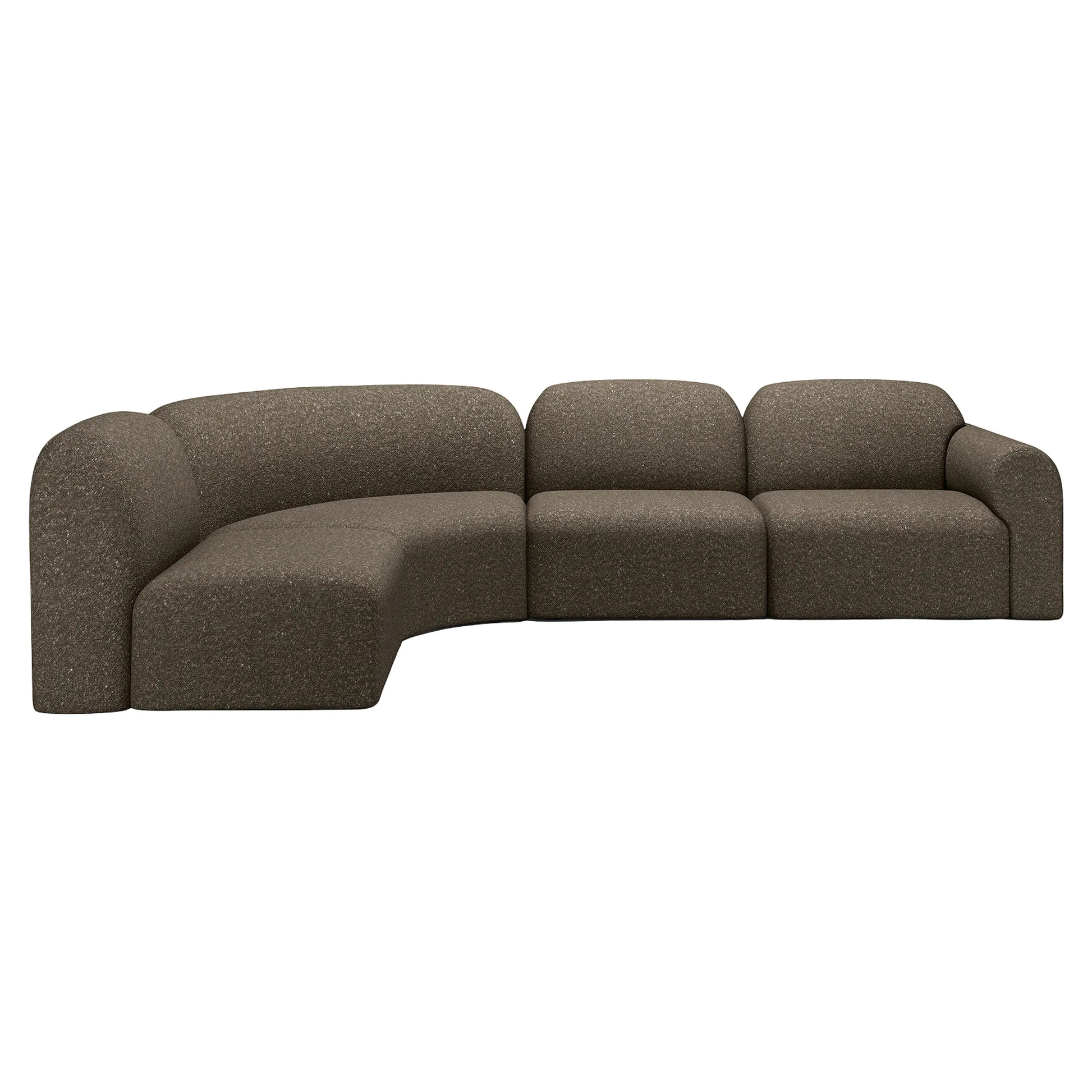 Bulky 1 Seater Modular Sofa - Cedar - Image 12