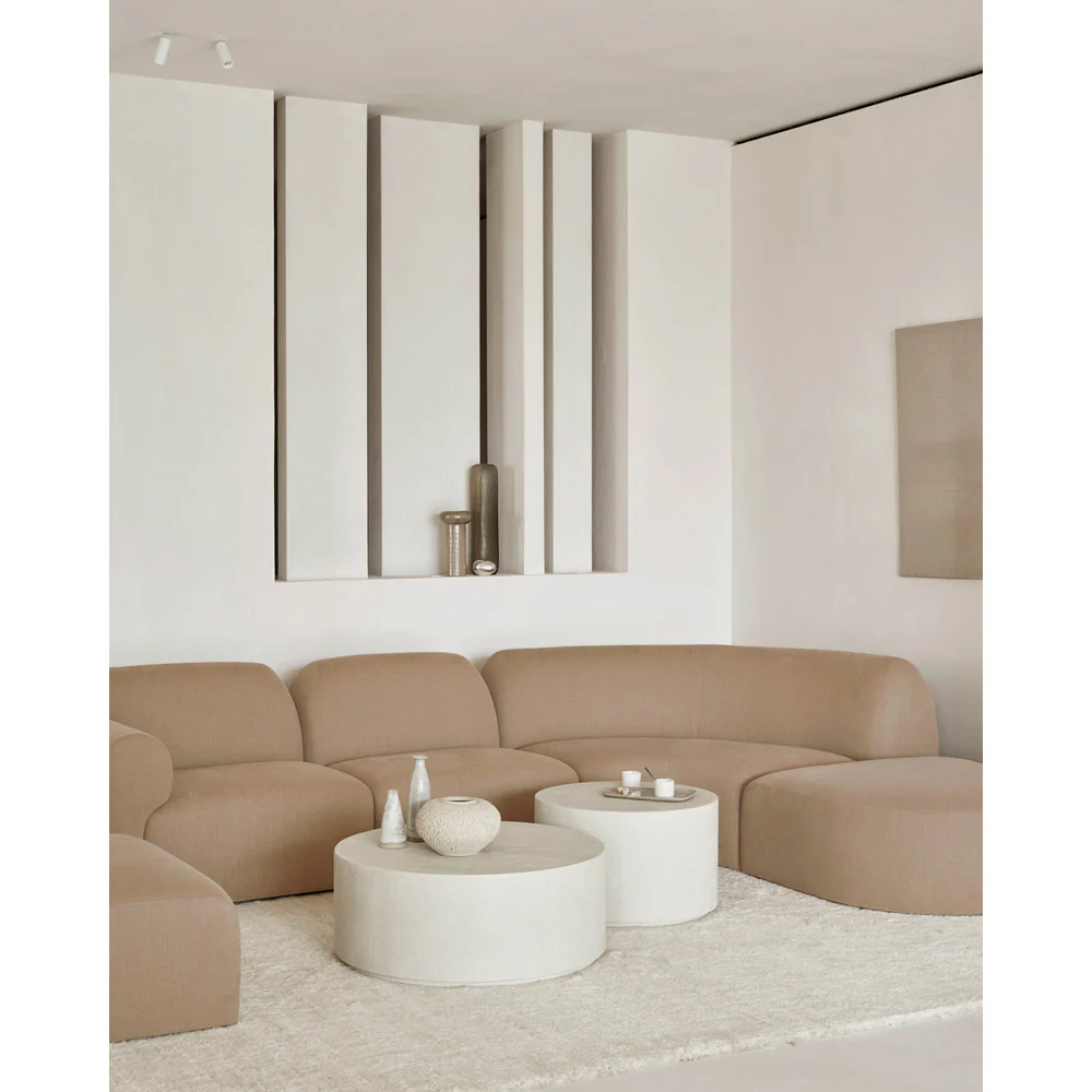 Bulky 1 Seater Modular Sofa - Light Sepia - Image 10