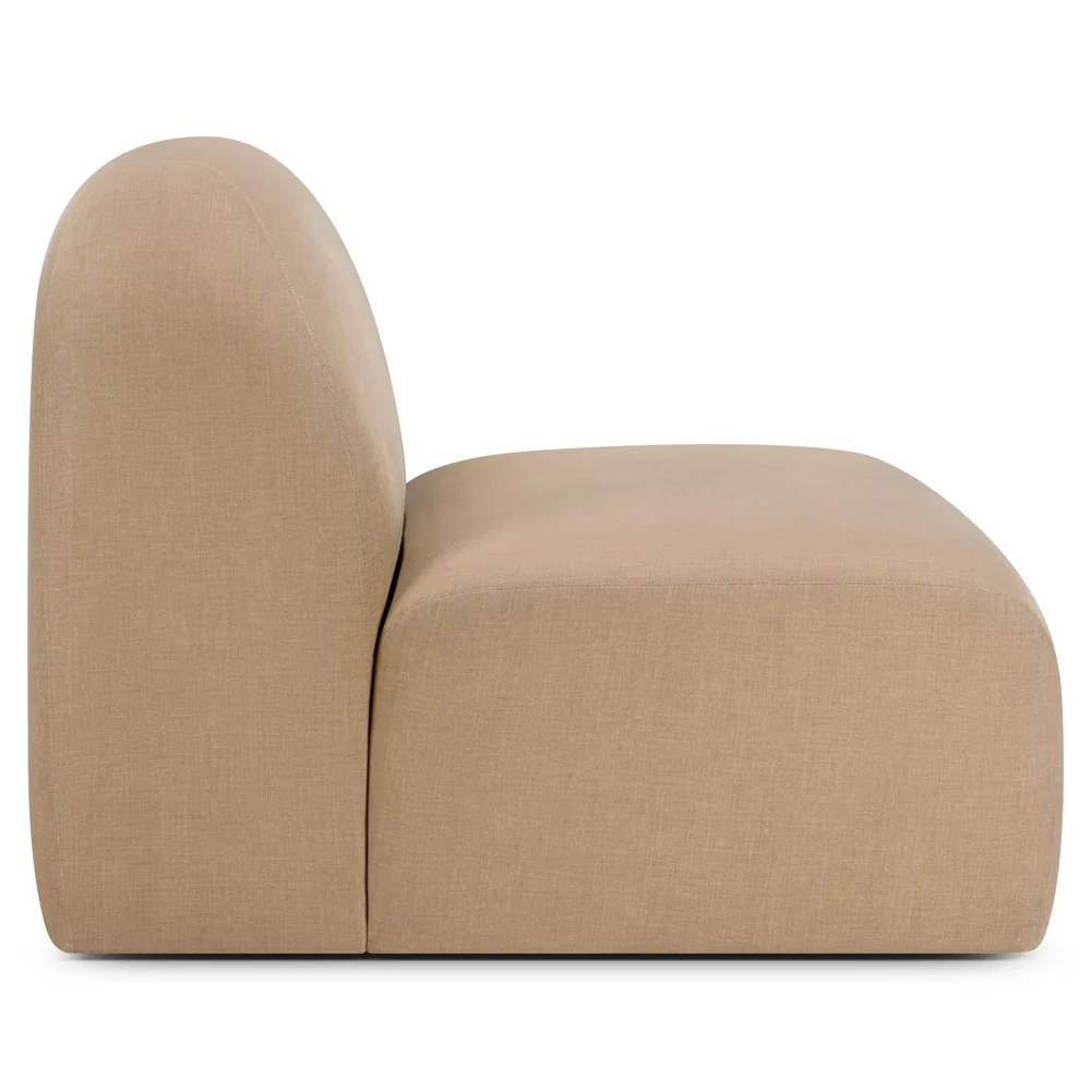 Bulky 1 Seater Modular Sofa - Light Sepia - Image 3