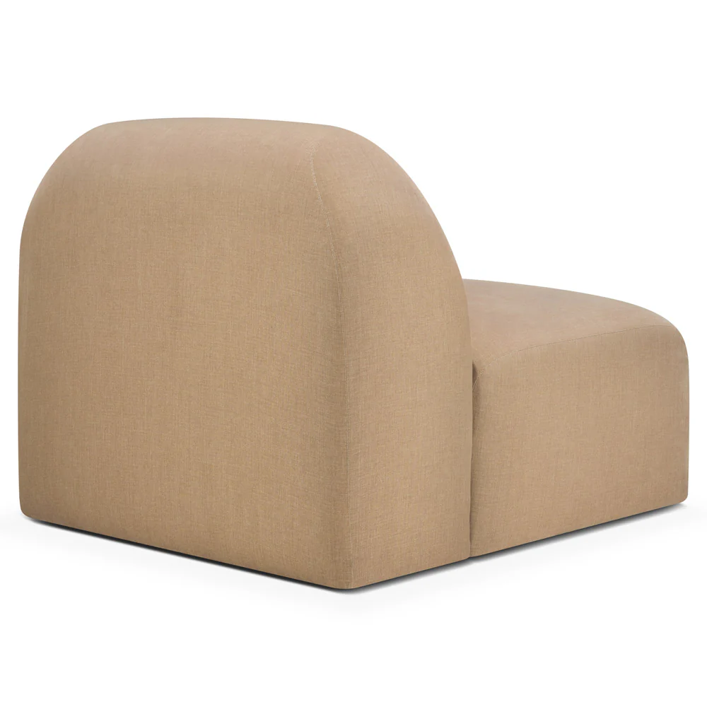 Bulky 1 Seater Modular Sofa - Light Sepia - Image 4