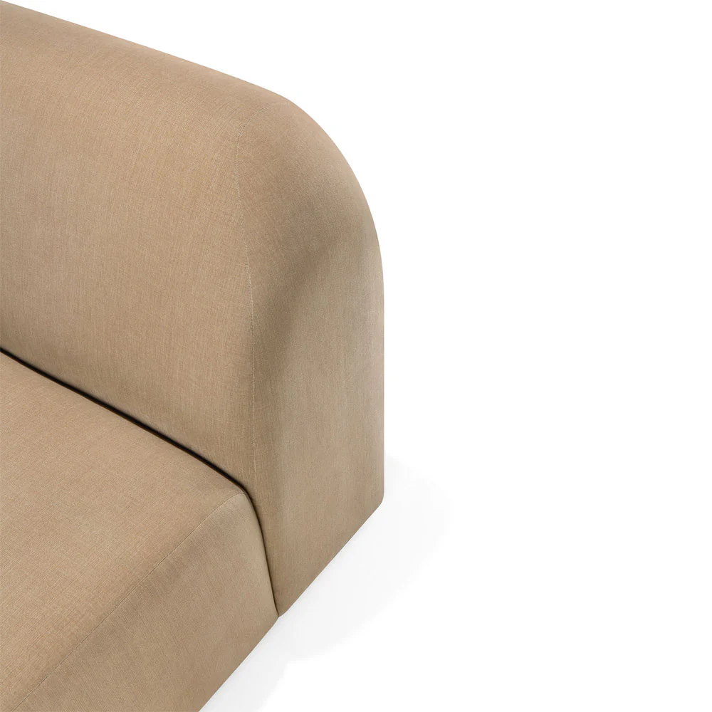 Bulky 1 Seater Modular Sofa - Light Sepia - Image 5