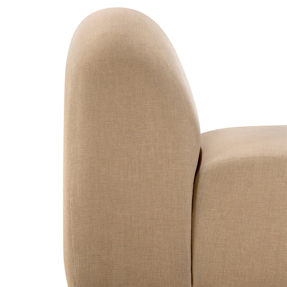 Bulky 1 Seater Modular Sofa - Light Sepia - Image 6