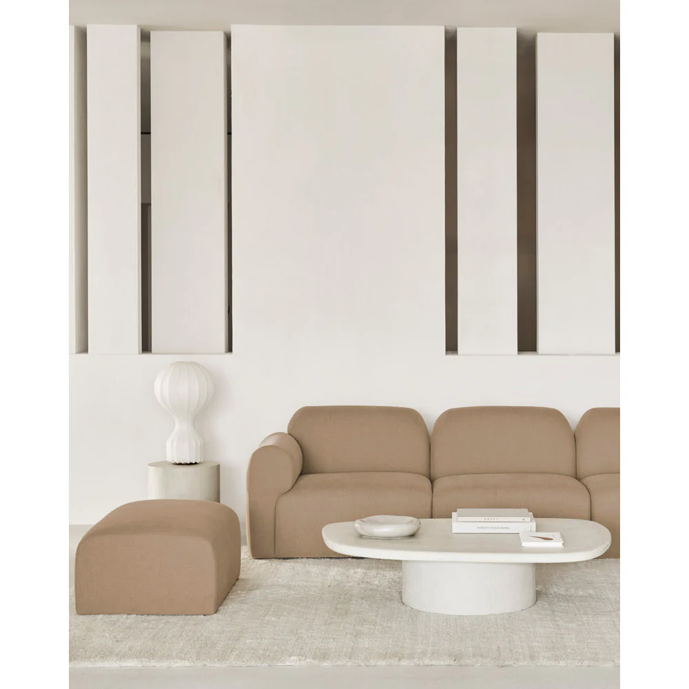 Bulky 1 Seater Modular Sofa - Light Sepia - Image 7