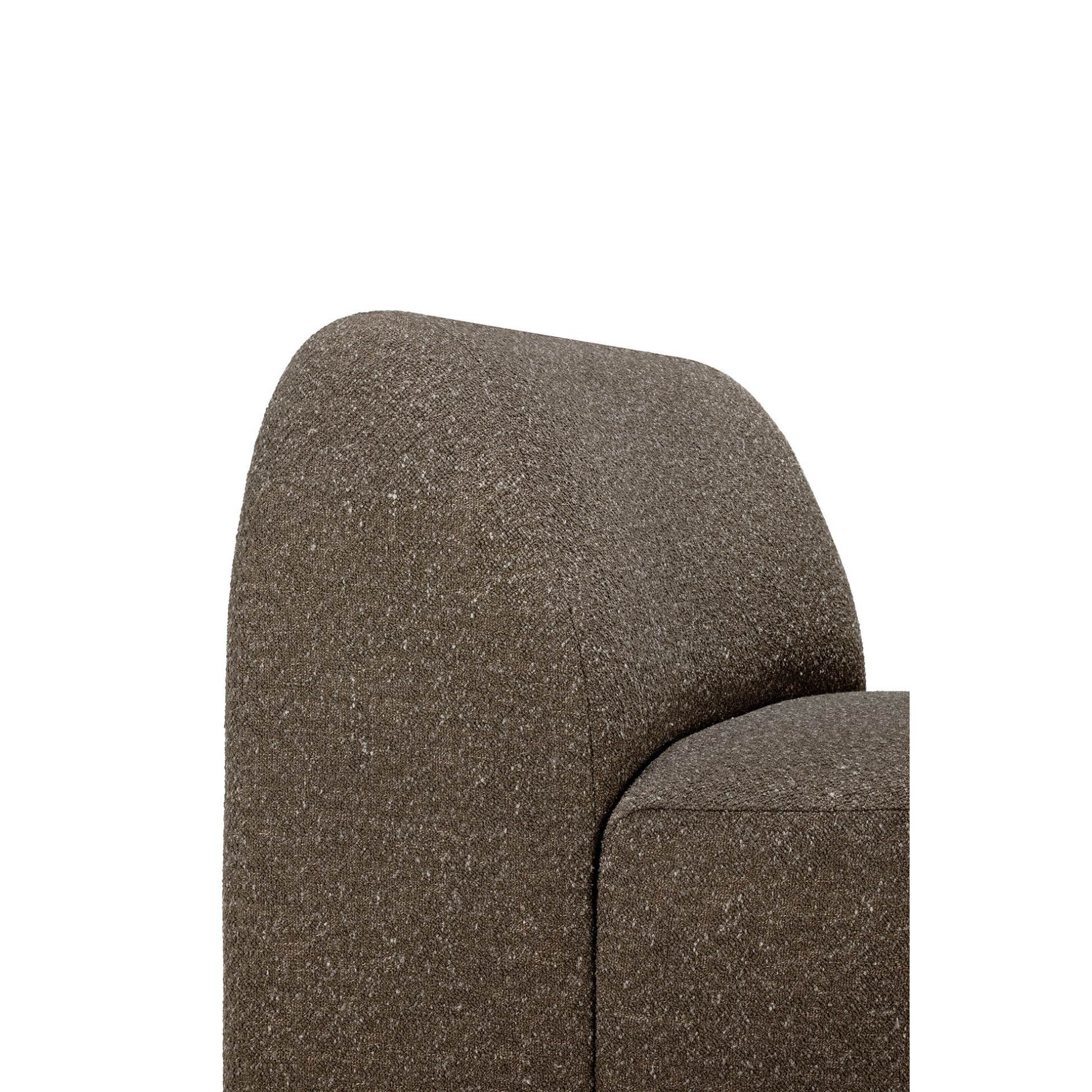 Bulky 45 Degrees Round Corner Modular Sofa - Cedar - Image 8