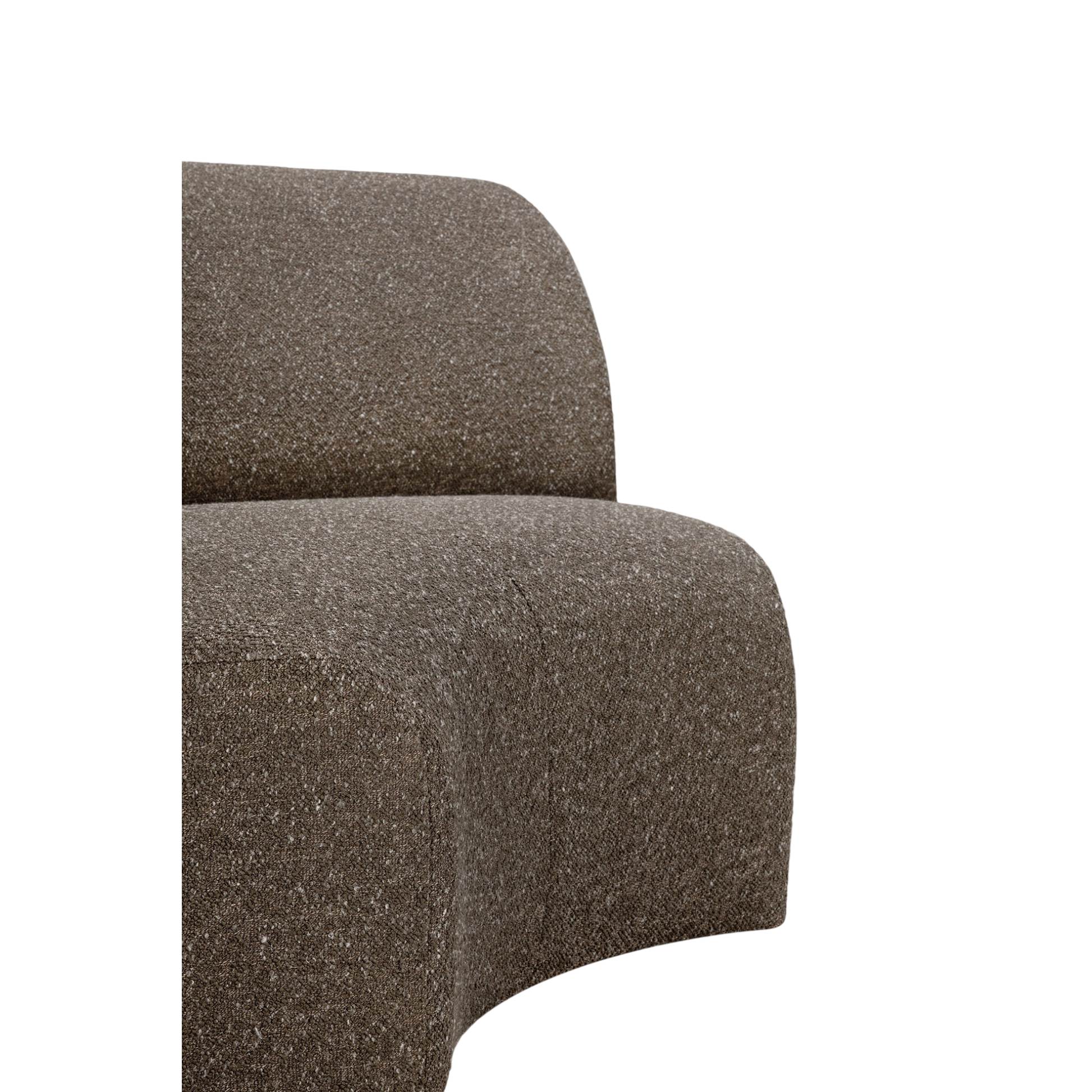 Bulky 90 Degrees Corner Modular Sofa - Cedar - Image 4