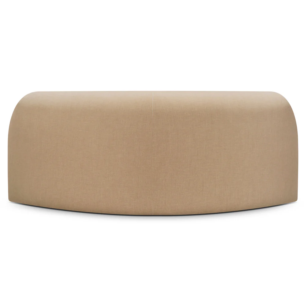 Bulky 90 Degrees Corner Modular Sofa - Light Sepia - Image 4