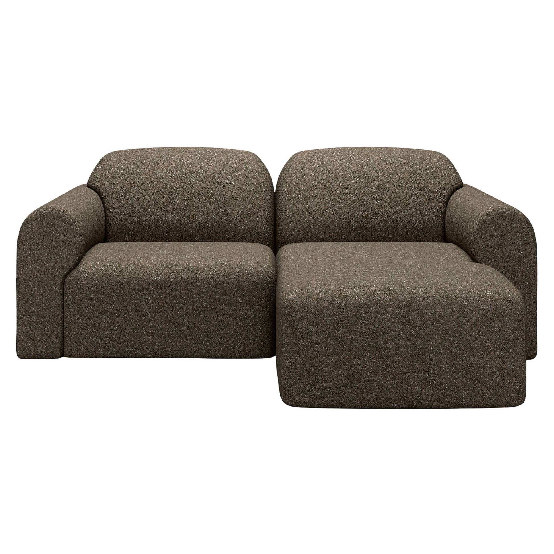 Bulky End Seater With Left Arm Modular Sofa - Cedar - Image 11