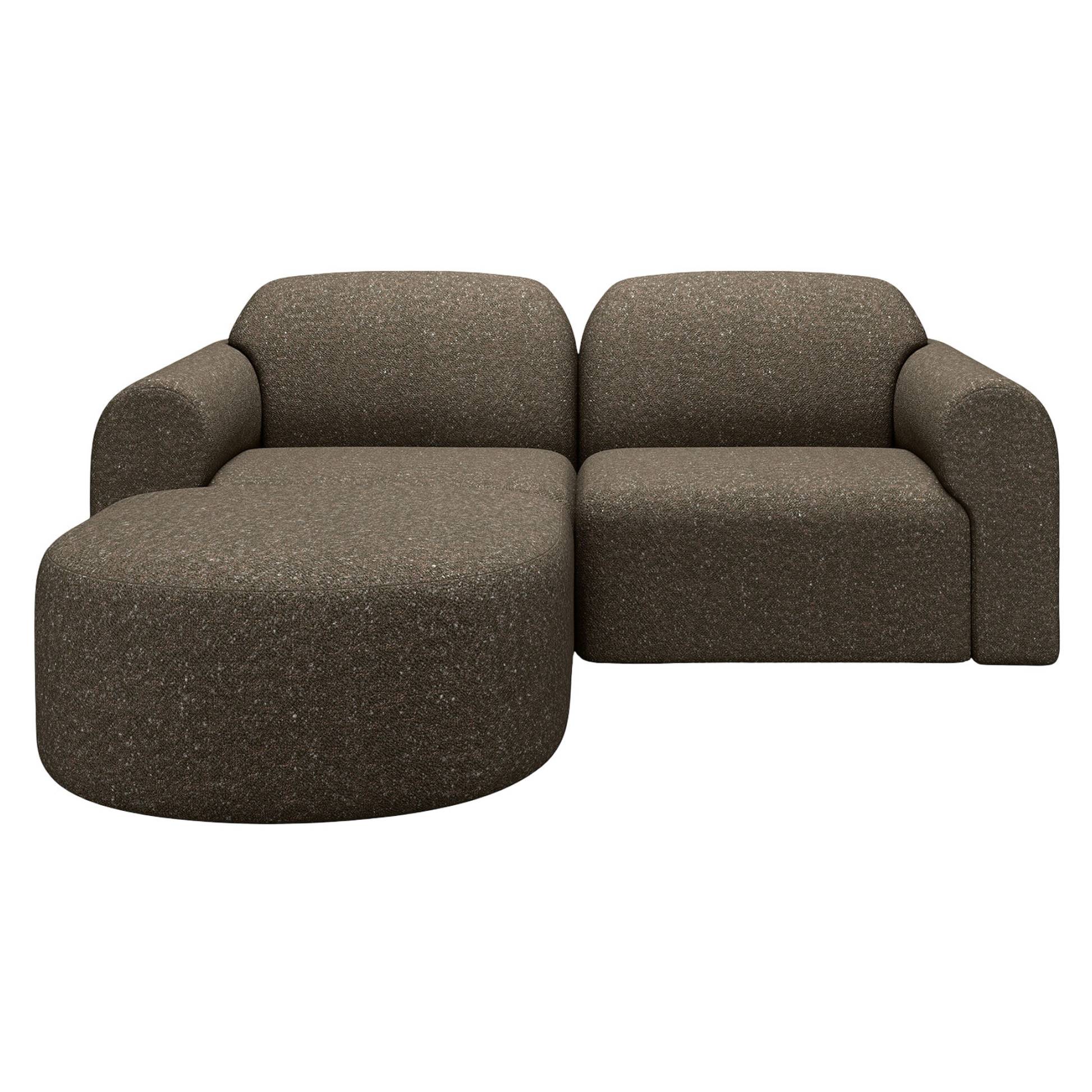 Bulky End Seater With Left Arm Modular Sofa - Cedar - Image 12