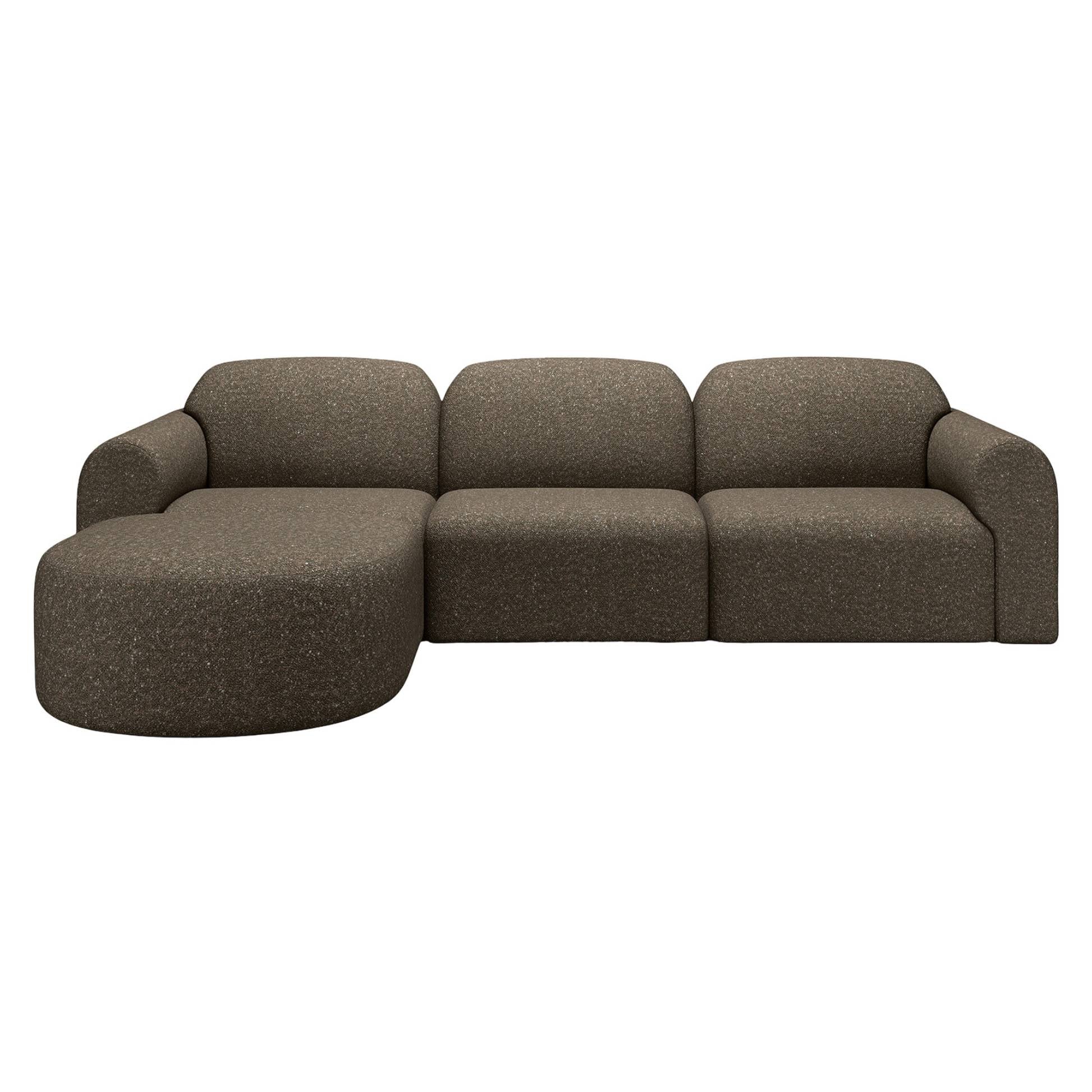 Bulky End Seater With Left Arm Modular Sofa - Cedar - Image 16