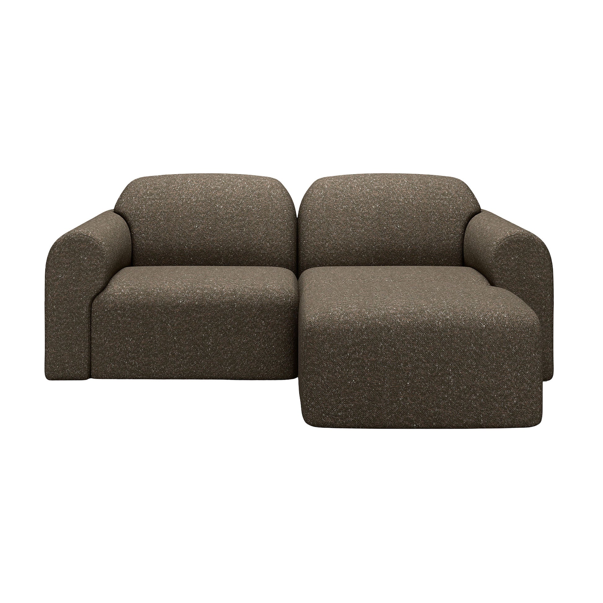 Bulky End Seater With Right Arm Modular Sofa - Cedar - Image 10