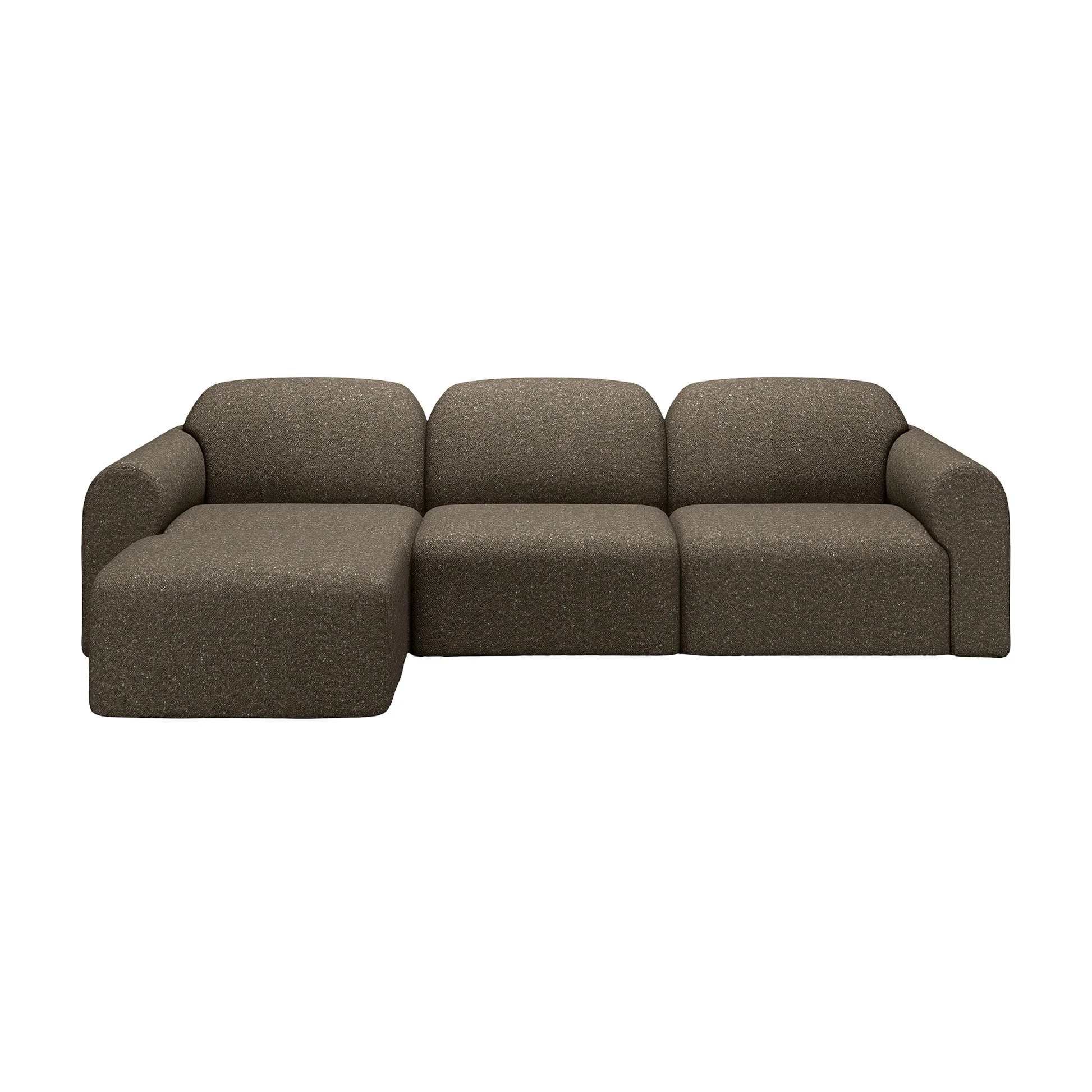 Bulky End Seater With Right Arm Modular Sofa - Cedar - Image 13