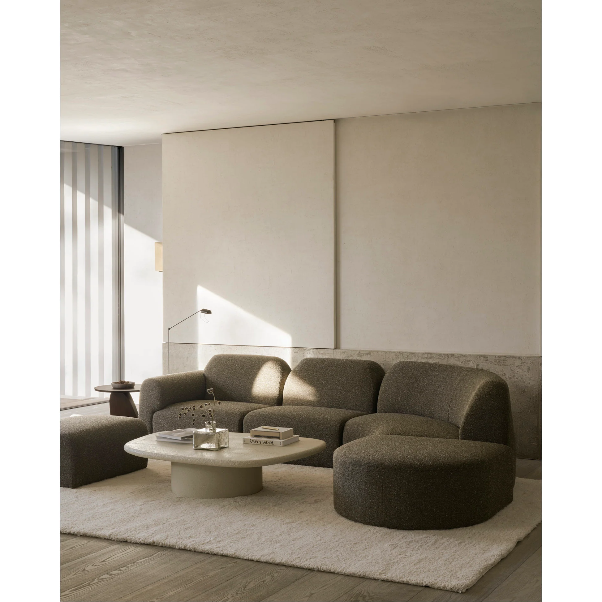 Bulky End Seater With Right Arm Modular Sofa - Cedar - Image 24