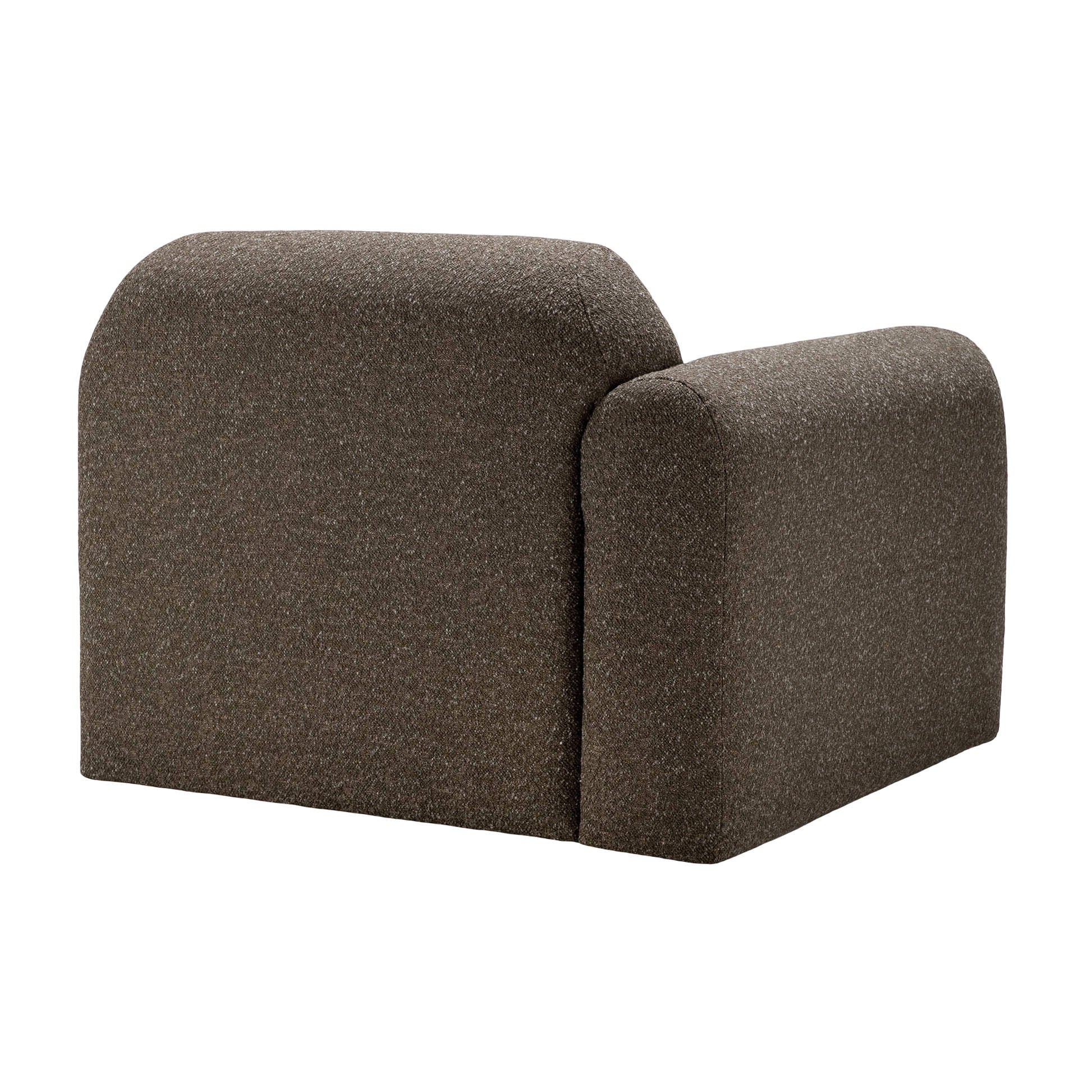 Bulky End Seater With Right Arm Modular Sofa - Cedar - Image 3