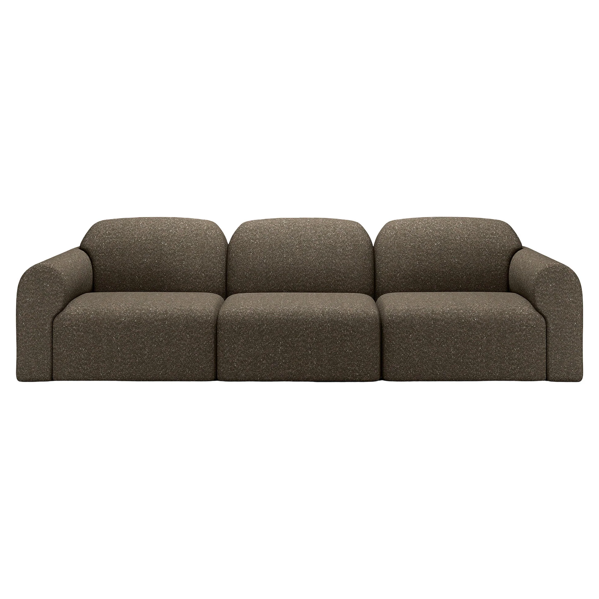 Bulky End Seater With Right Arm Modular Sofa - Cedar - Image 8