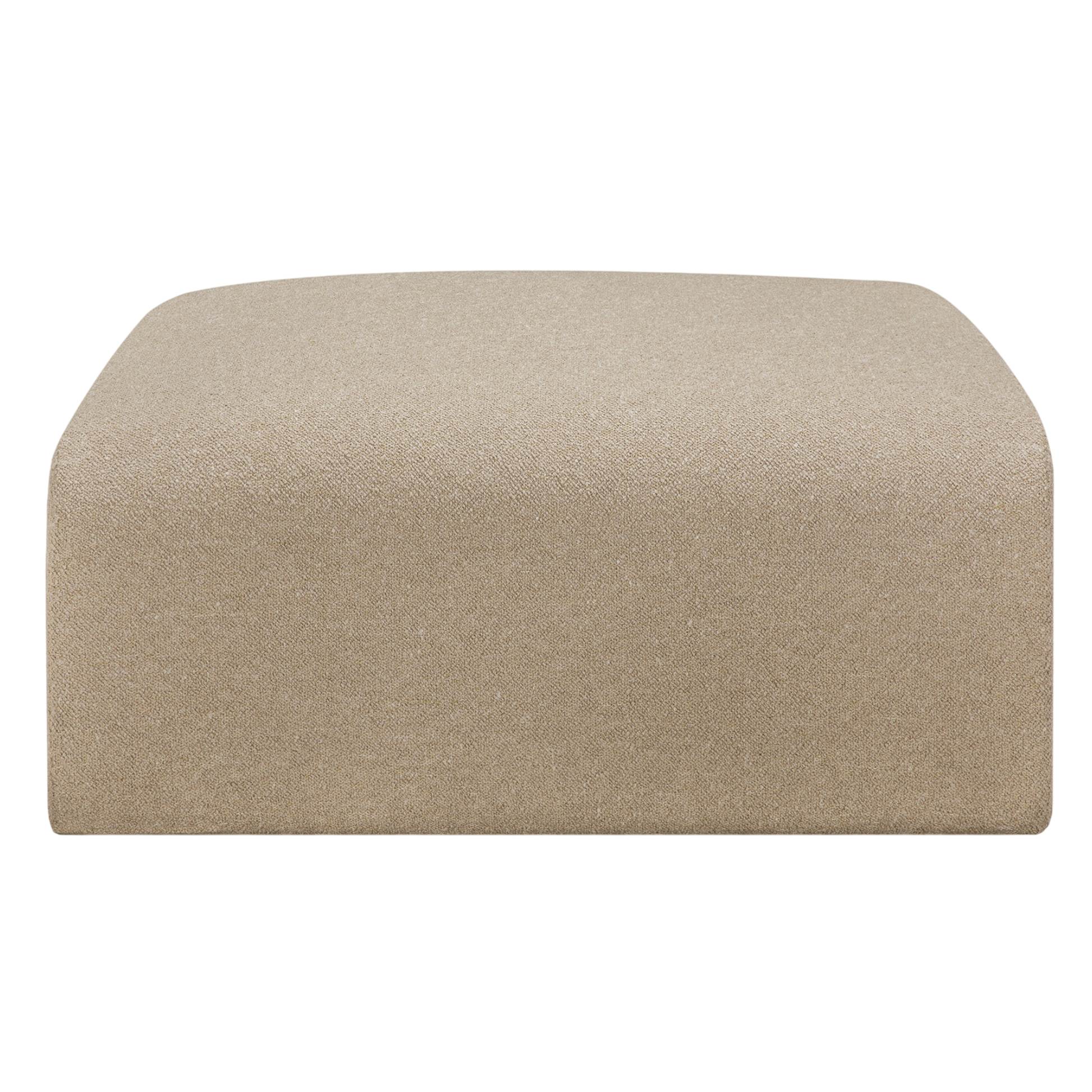 Bulky Footstool - Almond